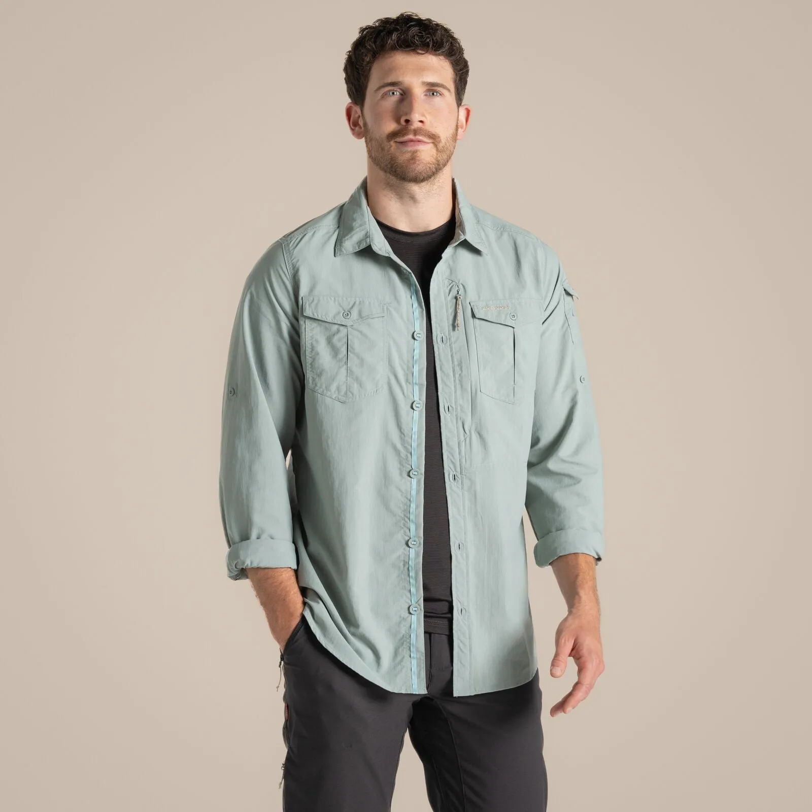 Creative Professional Lakeside Relaxation Craghoppers Mens NosiLife Adventure III Long Sleeve Shirt