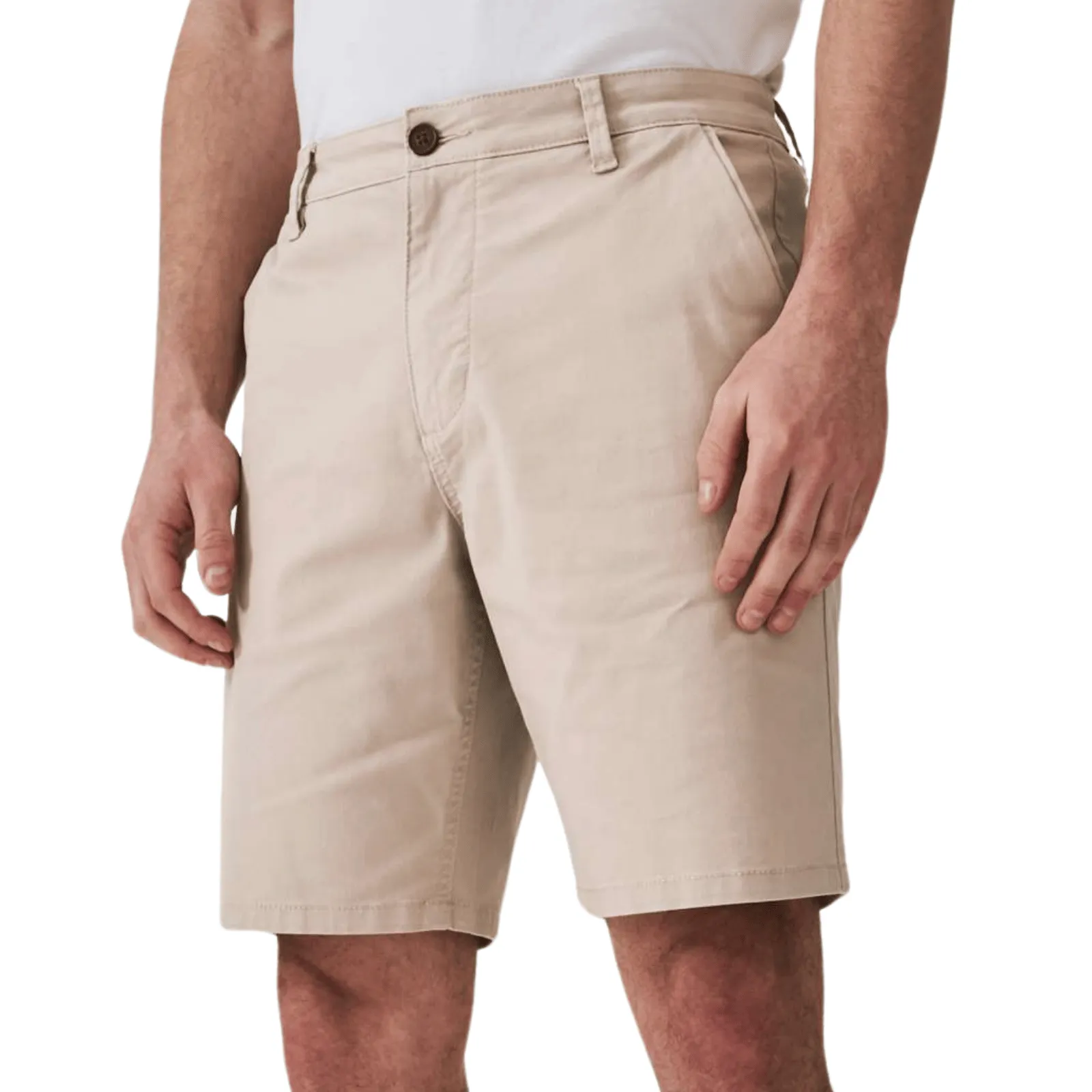 Neutral Tones Crew Clothing Mens Bermuda Chino Shorts