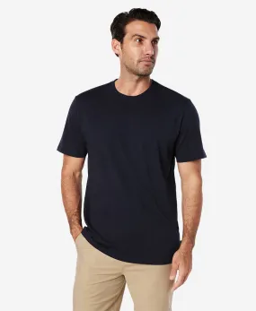 CREW T-SHIRT, Navy Reflective Safety Accents