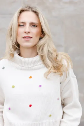 Julieta Pullover Textured Weave Cozy Design Fit