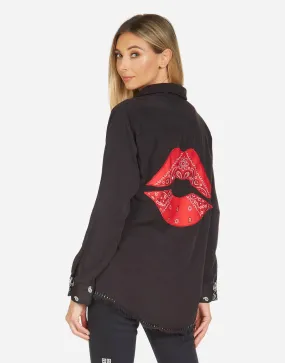 Button - up Sporty Cynthia Bandana Lip