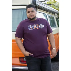 EthicallySourced High Durability Material D555 Mens Gibbs Big & Tall Vintage CD's Print Short Sleeve T-Shirt