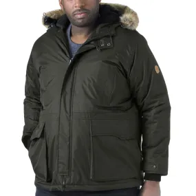 D555 Mens Lovett Big & Tall Parka Style Jacket ThermalInsulation UV Protective