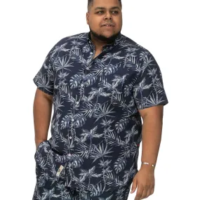 Low Profile Pocket Design D555 Mens Truro Big & Tall Hawiian Short Sleeve Shirt