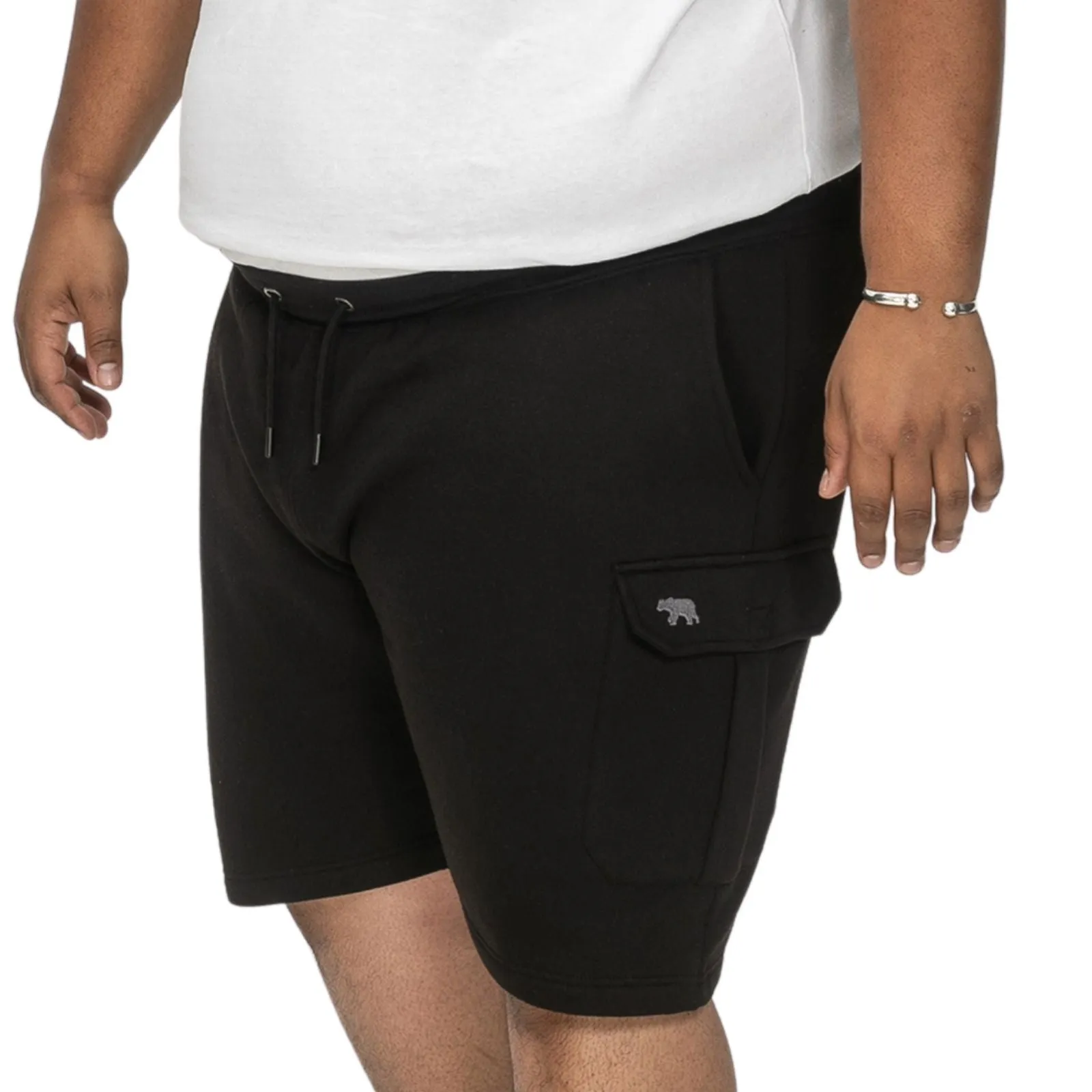 D555 Mens Wigan Big & Tall Fleece Cargo Shorts Warm Fit UV protection layer