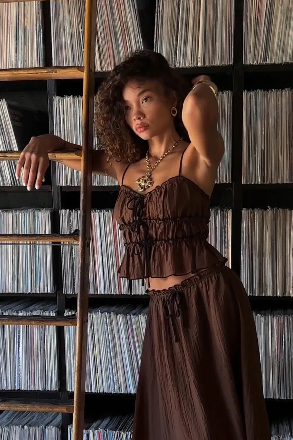 Lightweight QuickPackFoldableDesign Dahlia Brown Tank