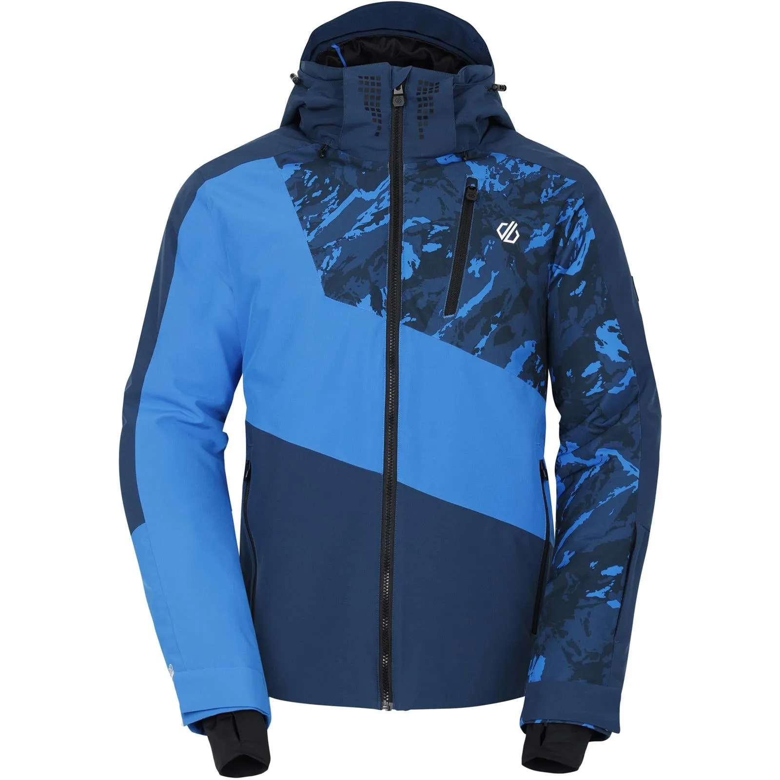 Dare 2b Mens Baseplate II Waterproof Ski Jacket Travel Fit Eco Certified Textiles