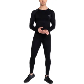 Dare 2b Mens In The Zone Thermal Baselayer Set - Black All Occasion Side slits