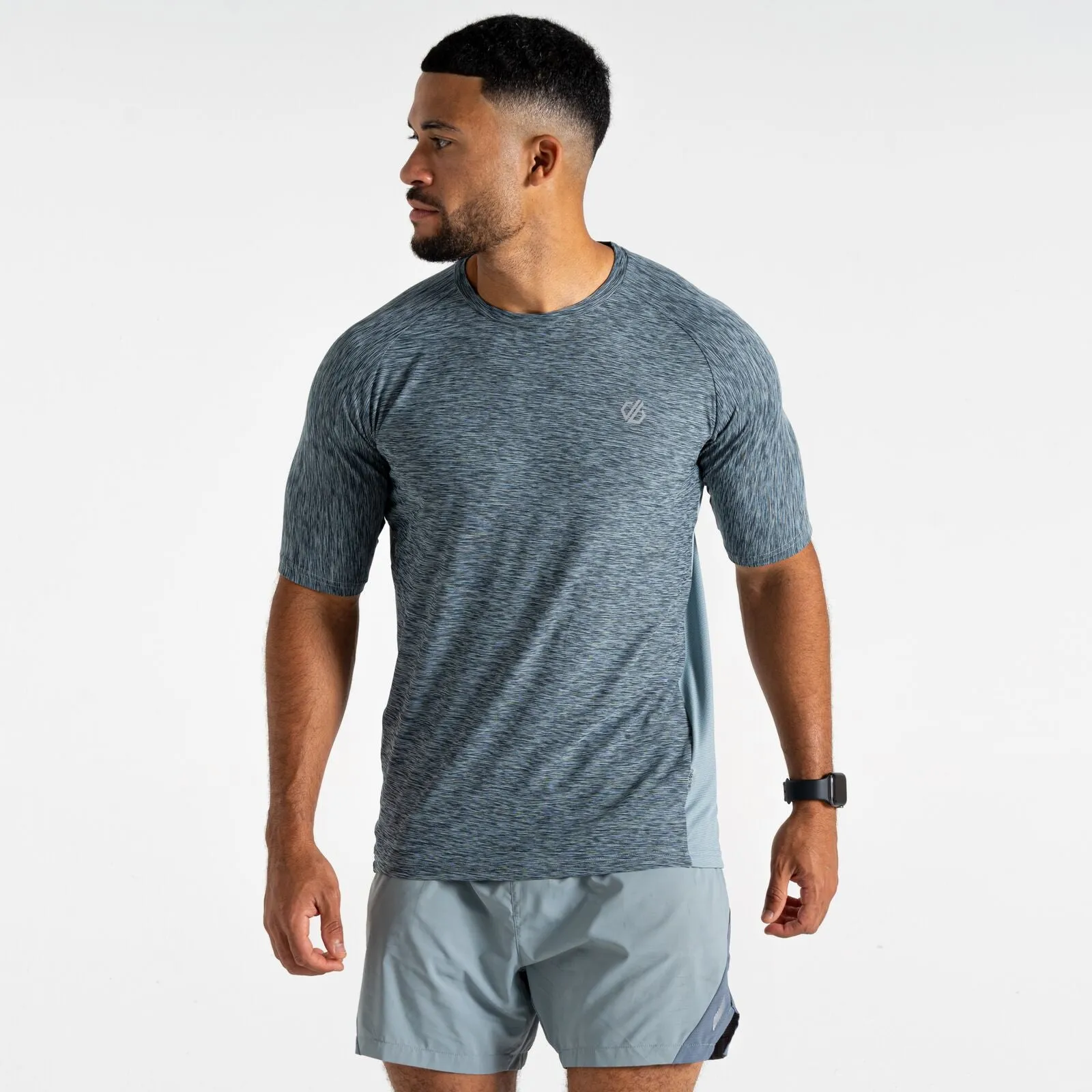 Dare 2B Mens Power Up Short Sleeve T-Shirt TaglessComfort