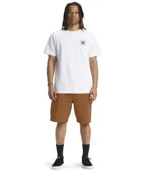 DC Shoes Mens Carpenter Baggy 22" Multi Pocket Denim Shorts Wide Leg Silhouette Flexible Movement Cut