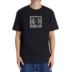DC Shoes Mens Square Star Fill Short Sleeve Crew Neck T-Shirt Bold Patterns Elegant Cardigan