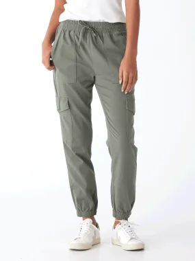 Ripstop Texture Outdoor Lifestyle Delilah Stretch Twill Cargo Jogger 27"