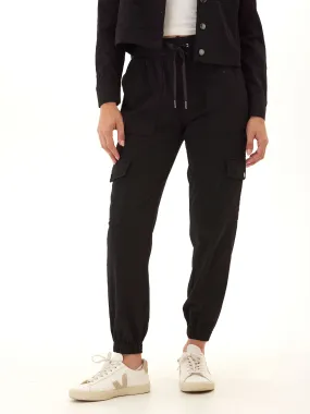 Delilah Stretch Twill Cargo Jogger 27" Quick Access Pockets Essential Layer