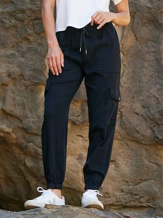 Sporty Style Delilah Stretch Twill Cargo Jogger 27"