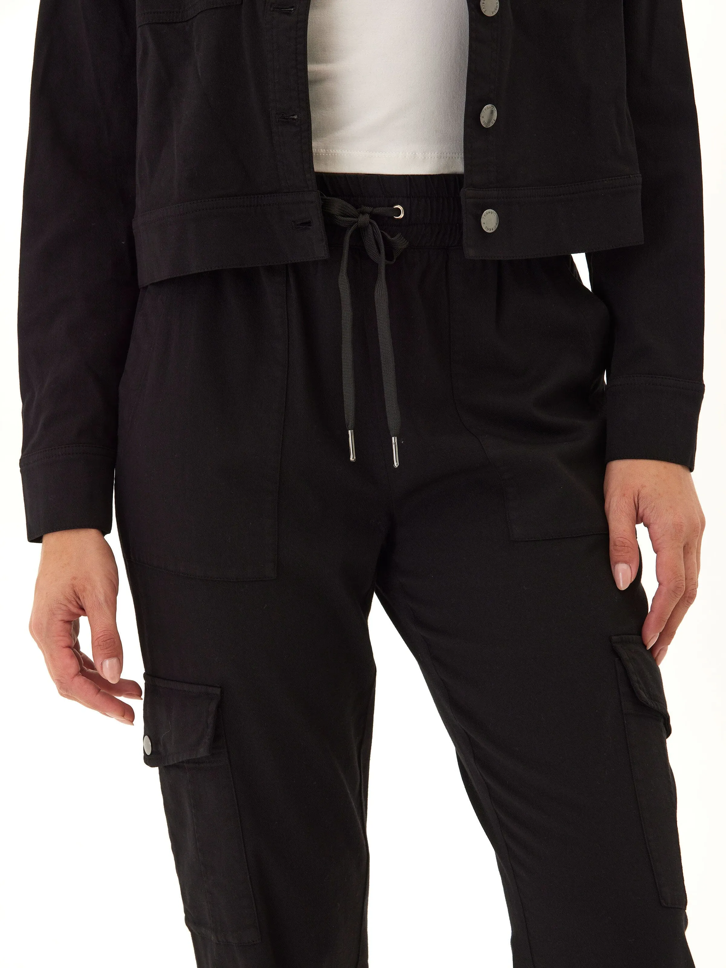 FlexibleKnees Delilah Stretch Twill Cargo Jogger 27"