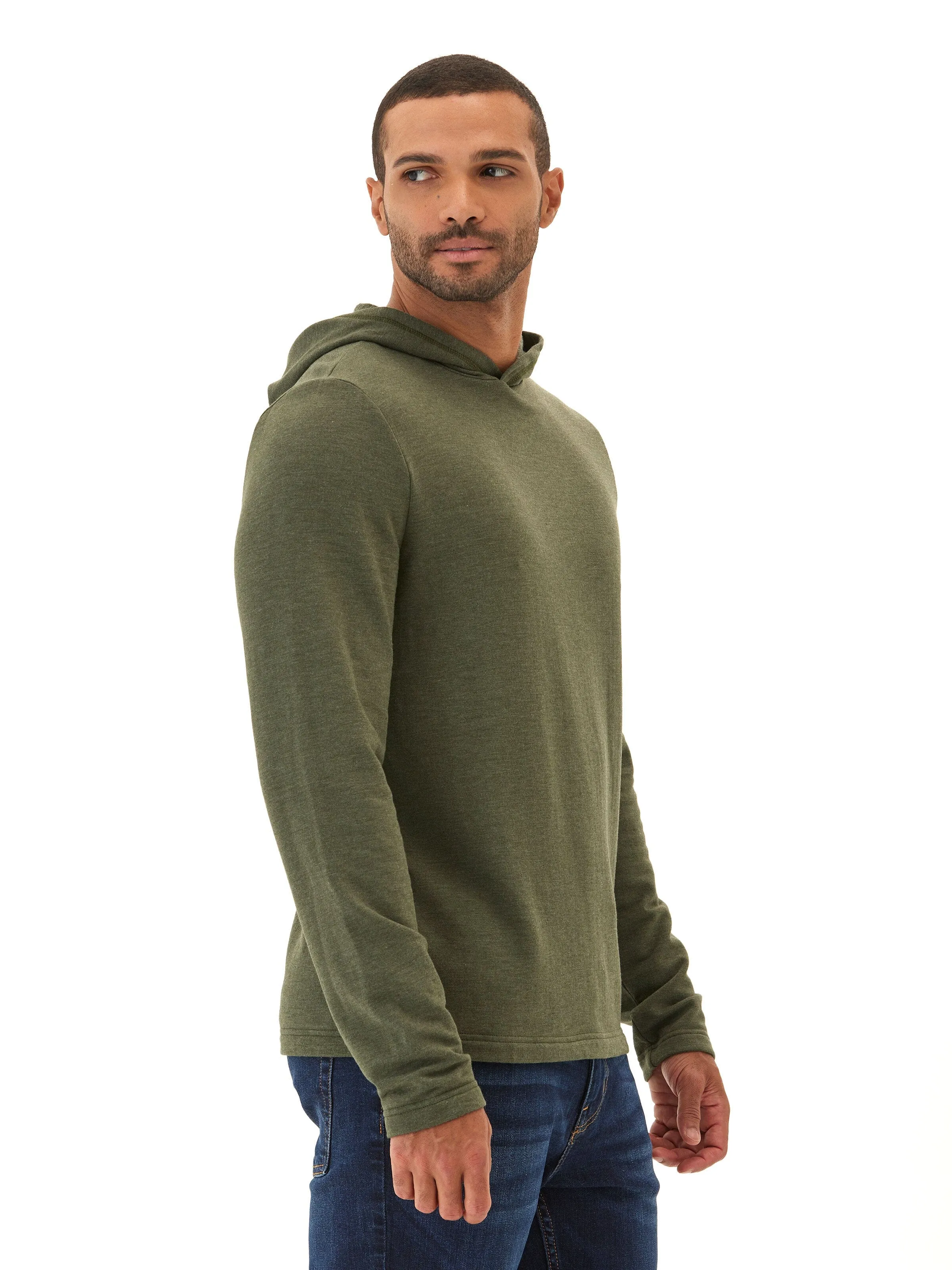 Dex Feather Fleece Pullover Hoodie heavy duty fabric