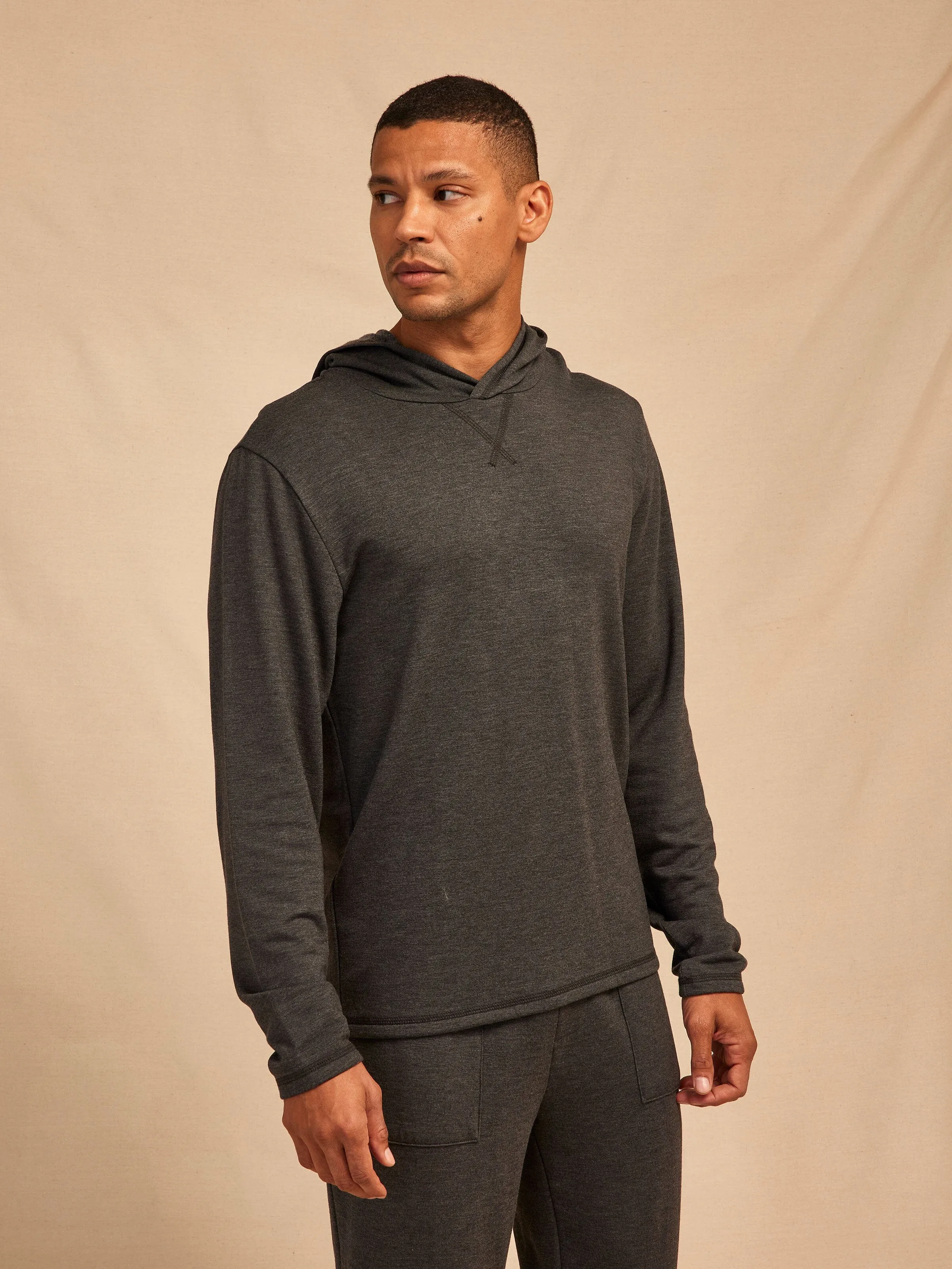 Dex Feather Fleece Pullover Hoodie Mesh Venting