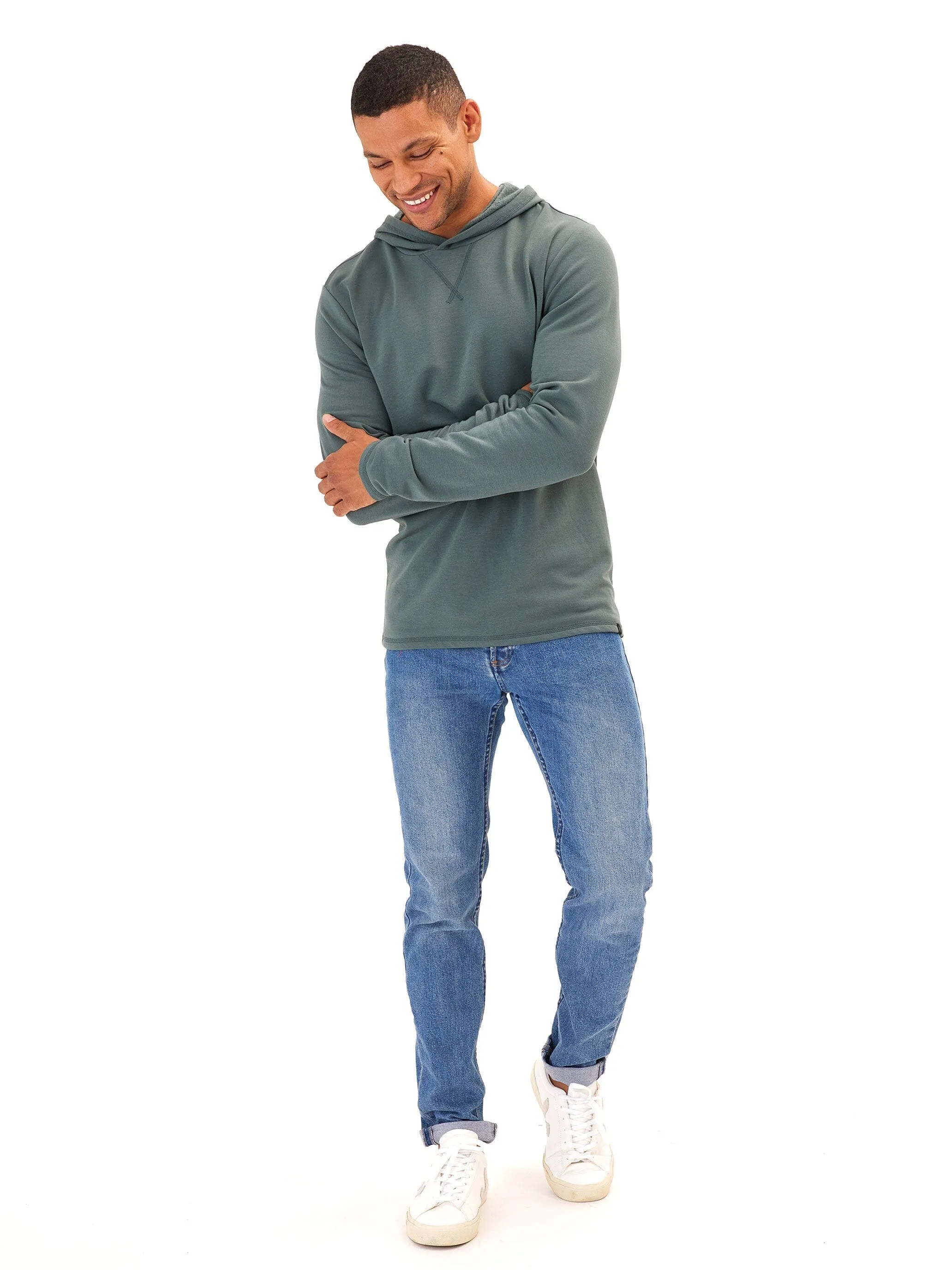 Dex Feather Fleece Pullover Hoodie High End Look