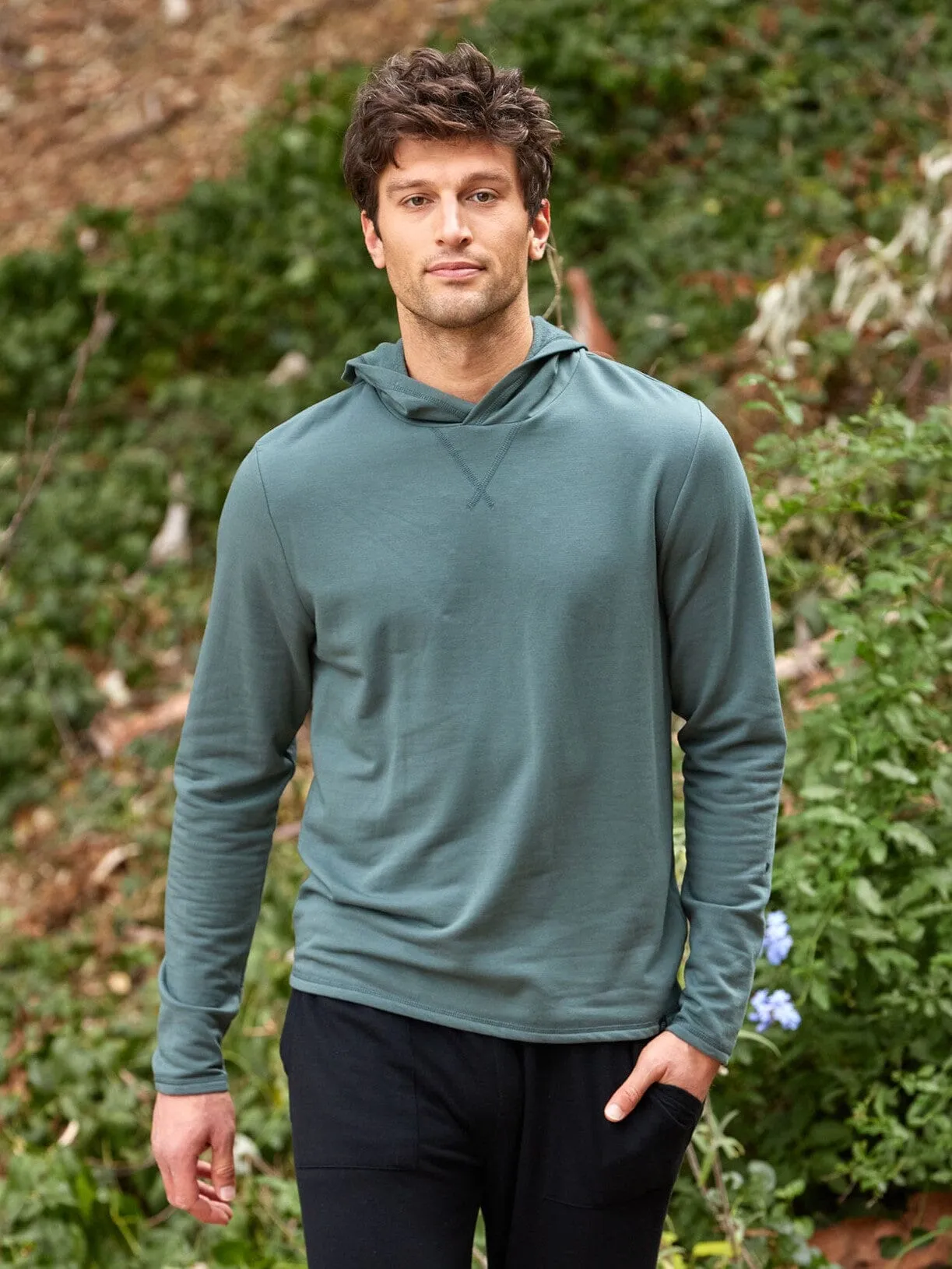 Dex Feather Fleece Pullover Hoodie Thermal Insulated Adjustable Belt