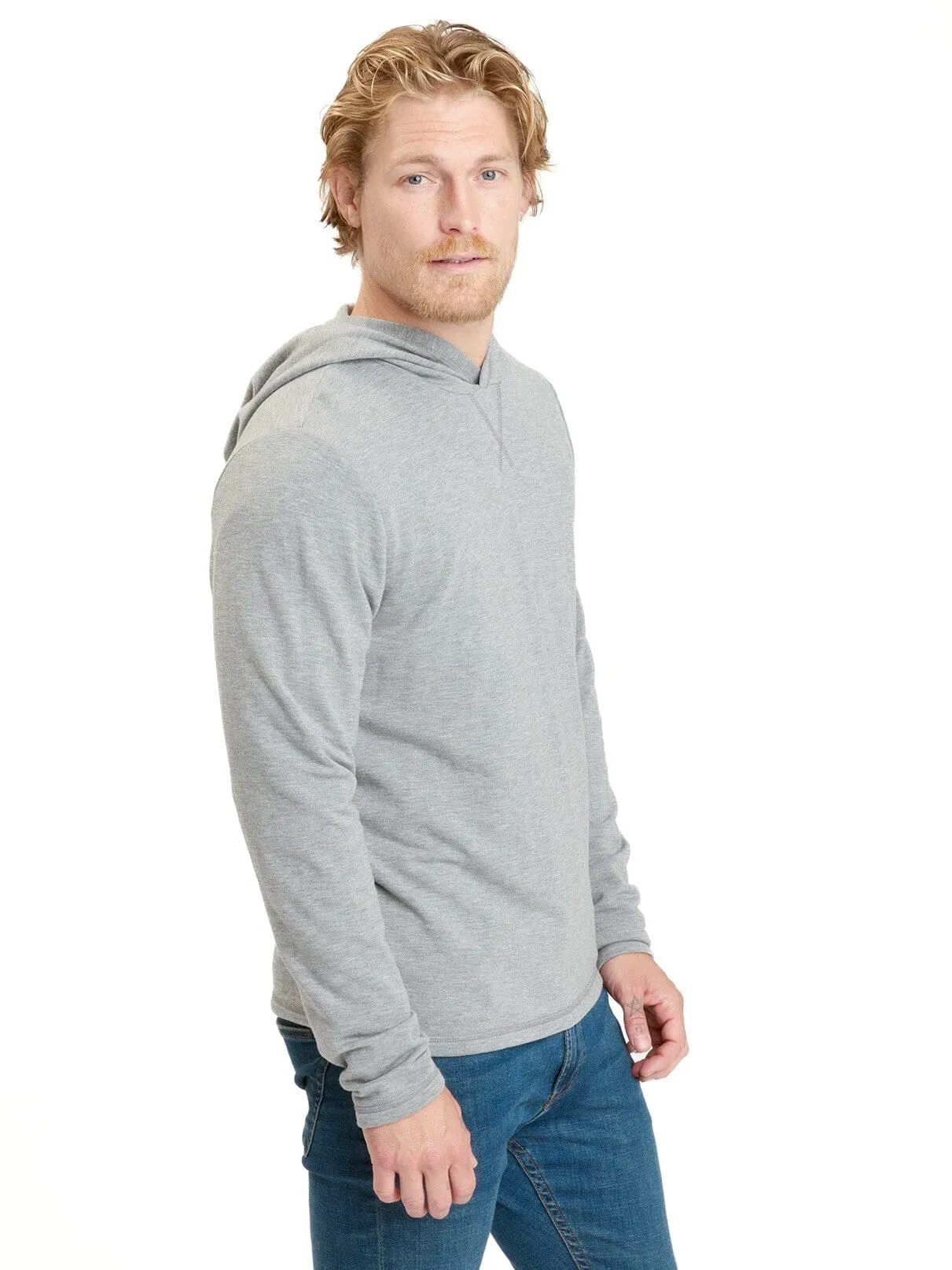 Magnetic Closures Casual Comfy Layer Dex Feather Fleece Pullover Hoodie