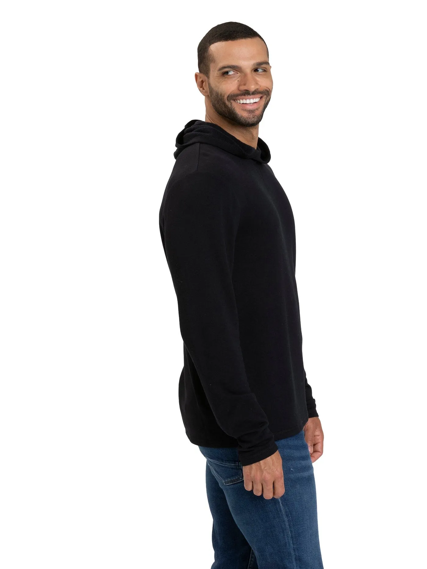 Dex Feather Fleece Pullover Hoodie Smooth Finish Transitional Daily Fit