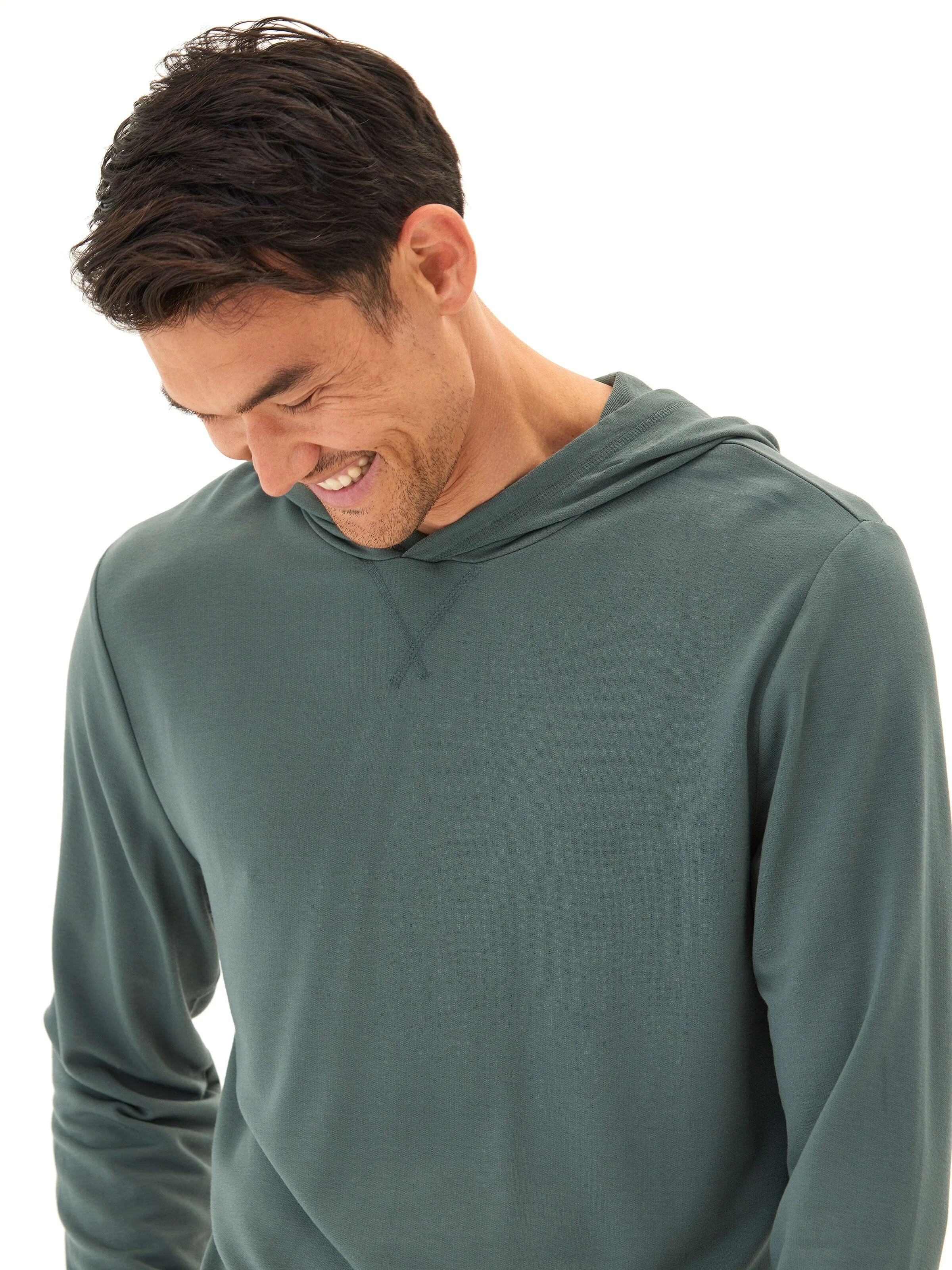 Dex Modal Terry Pullover Hoodie Layered Protection