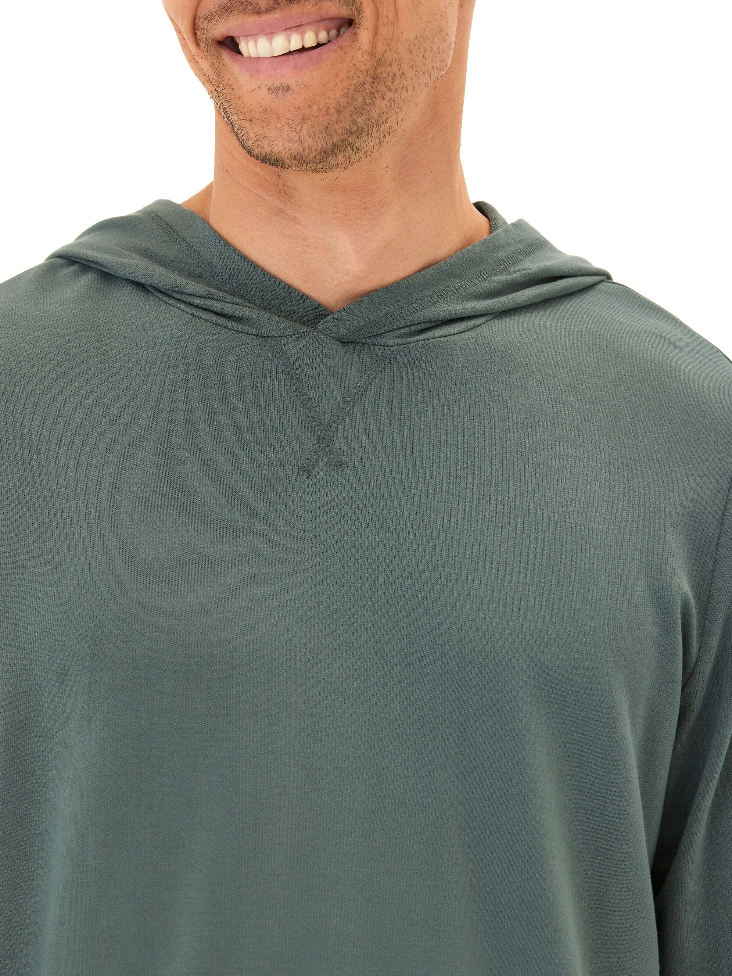 Dex Modal Terry Pullover Hoodie Weatherproof Technology