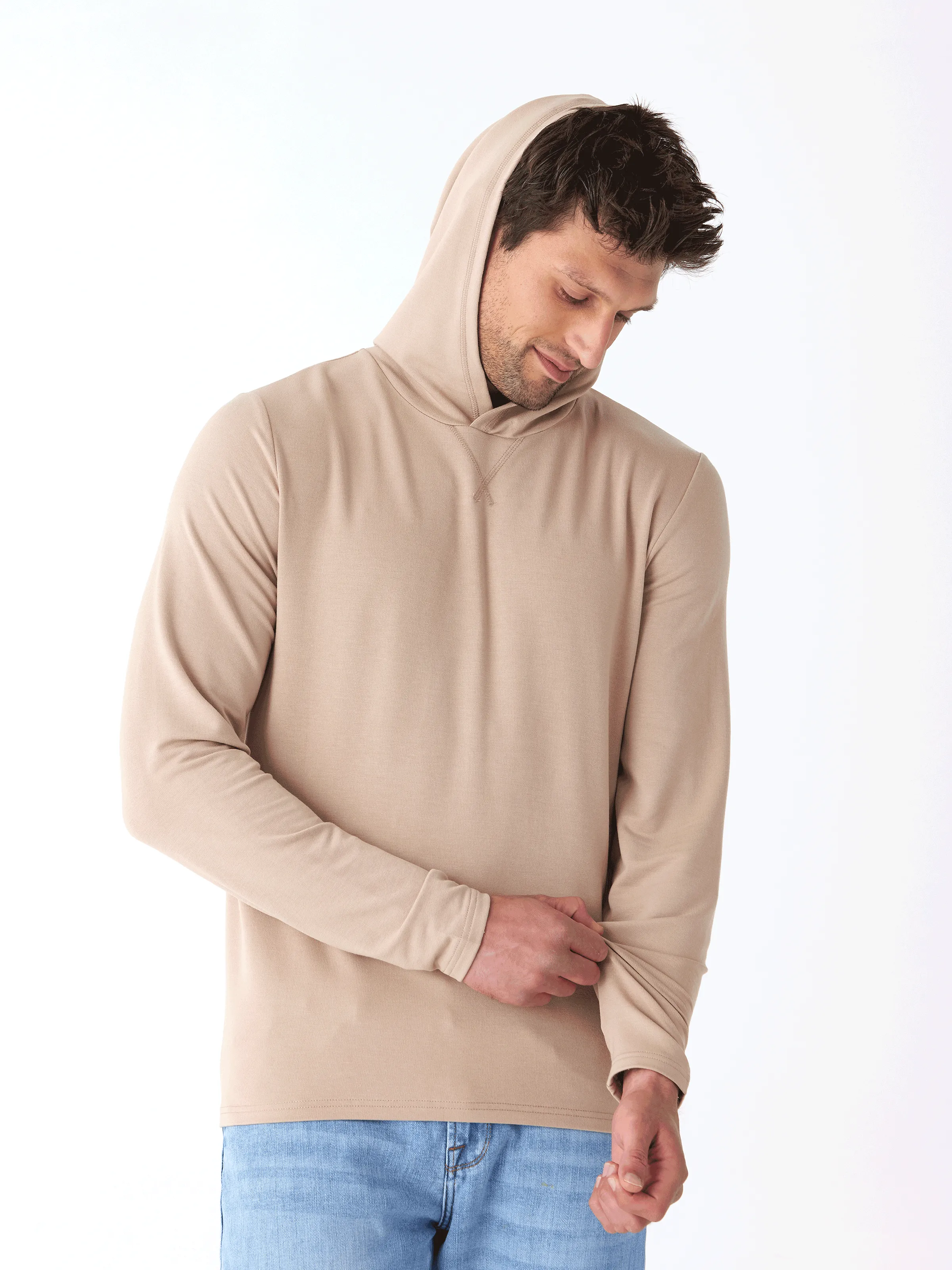 Zipper Closure System HighVisibility Trims Dex Modal Terry Pullover Hoodie