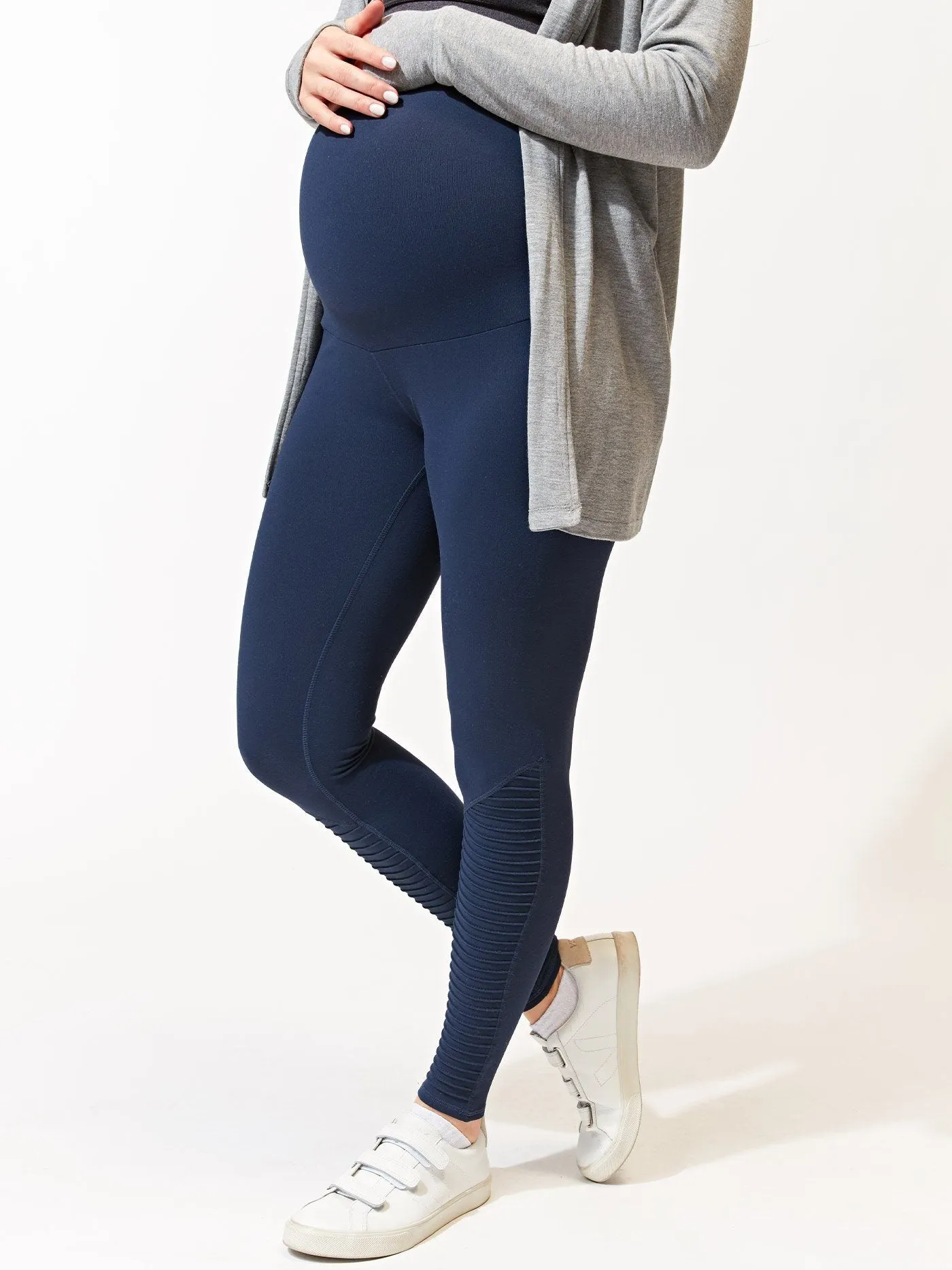 Wide-leg cut Diaz Moto Maternity Legging