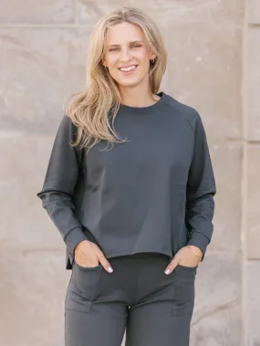 Odor Resistant Fabric Relaxed Layers Domino Top
