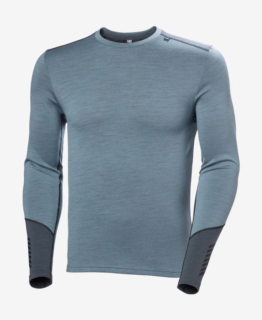 Simple Style LIFA MERINO MIDWEIGHT CREW, Washed Navy
