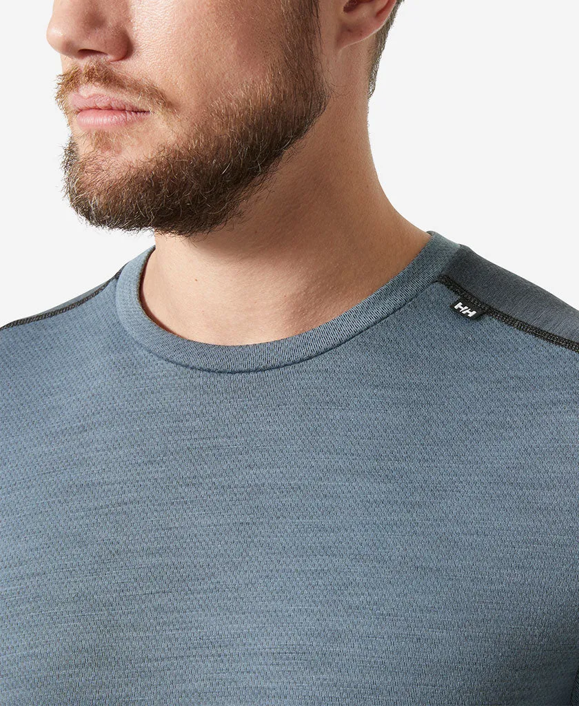LIFA MERINO MIDWEIGHT CREW, Washed Navy Quick Dry Technology