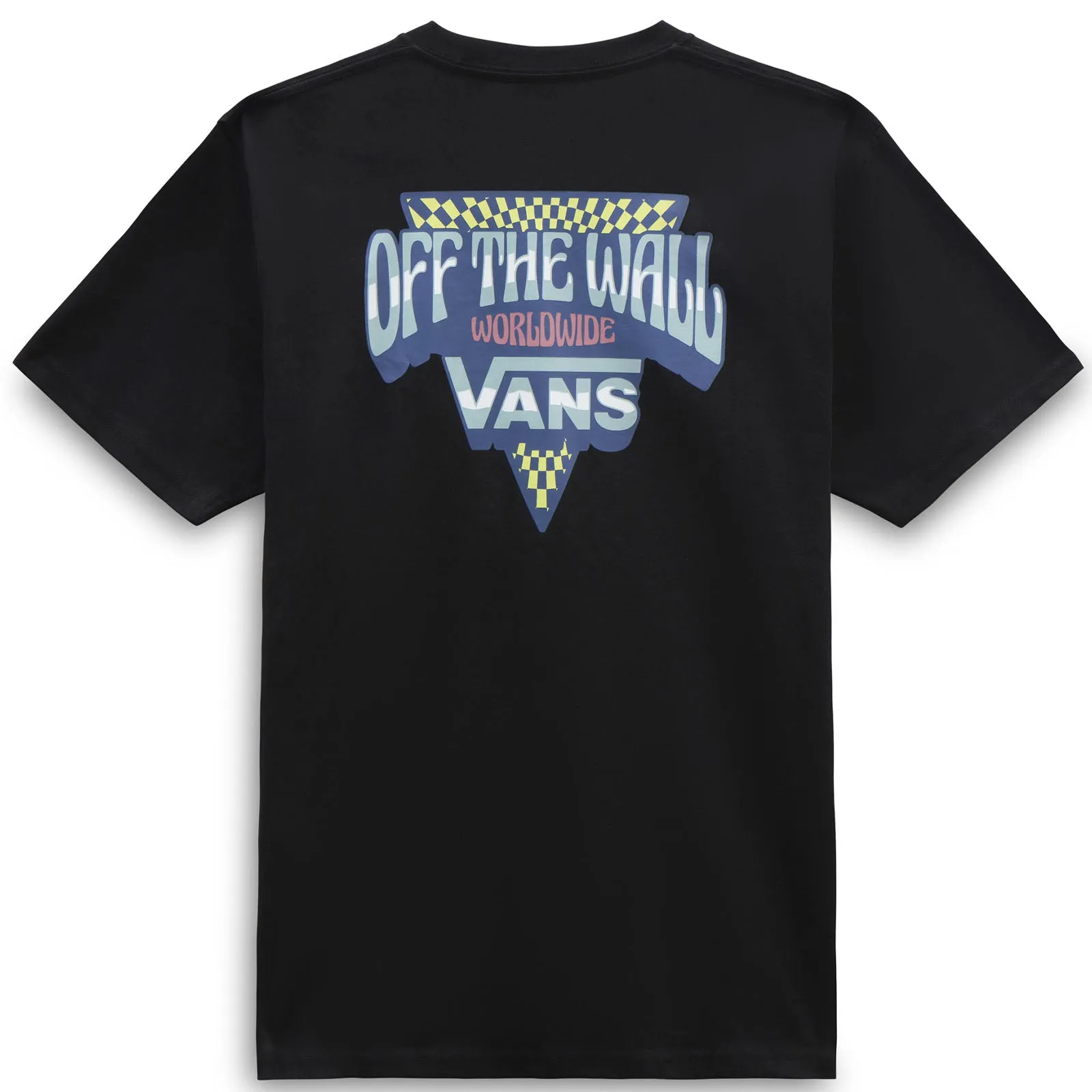 Vans Mens Retro Roll Crew Neck T-Shirt Wrinkle Resistant