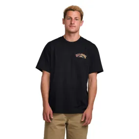 Billabong Mens Throwback Regul Short Sleeve T-Shirt NonChafe Tag Placement LightweightTexture