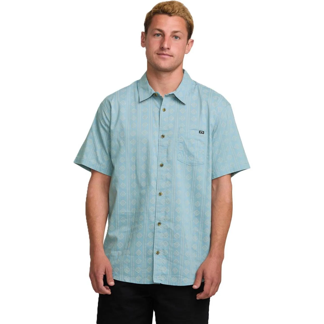 AllPurpose Design Billabong Mens Sundays Mini Short Sleeve Shirt