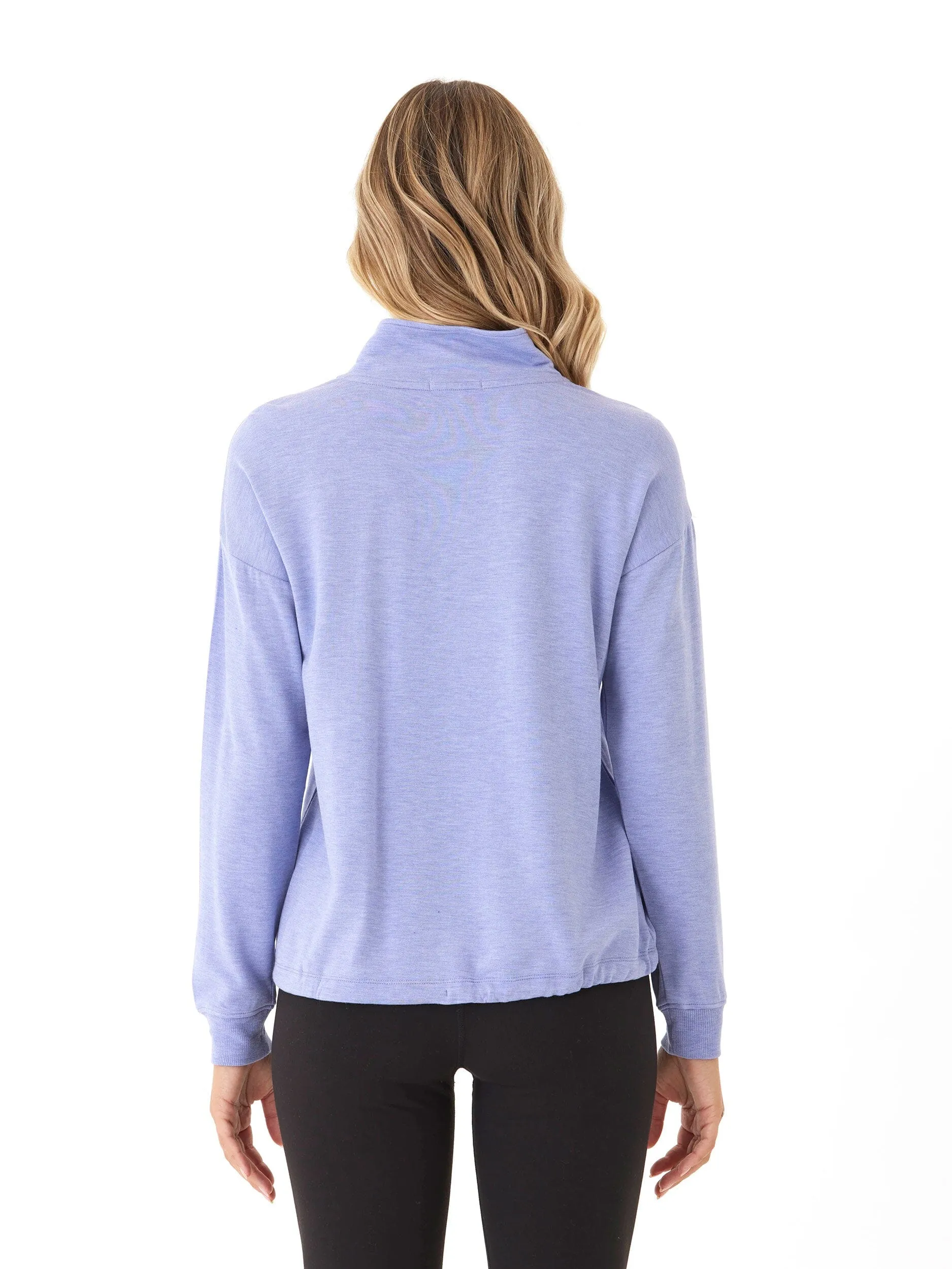 Easy Comfort Nyla Feather Fleece Half Zip Pullover