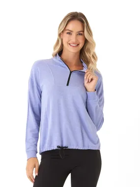 Cold Ready Look Nyla Feather Fleece Half Zip Pullover