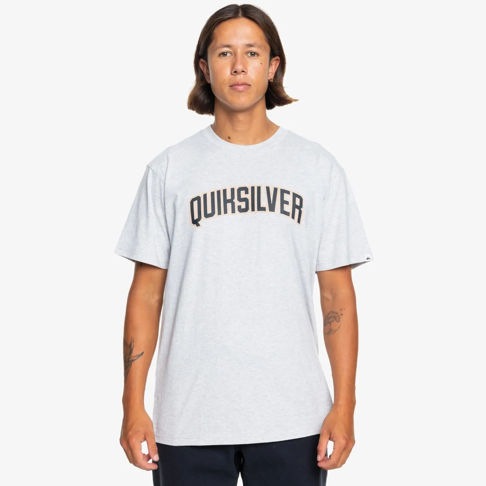 Quiksilver Mens Scholarship Graphic T-Shirt Wrinkle Resistant Treatment