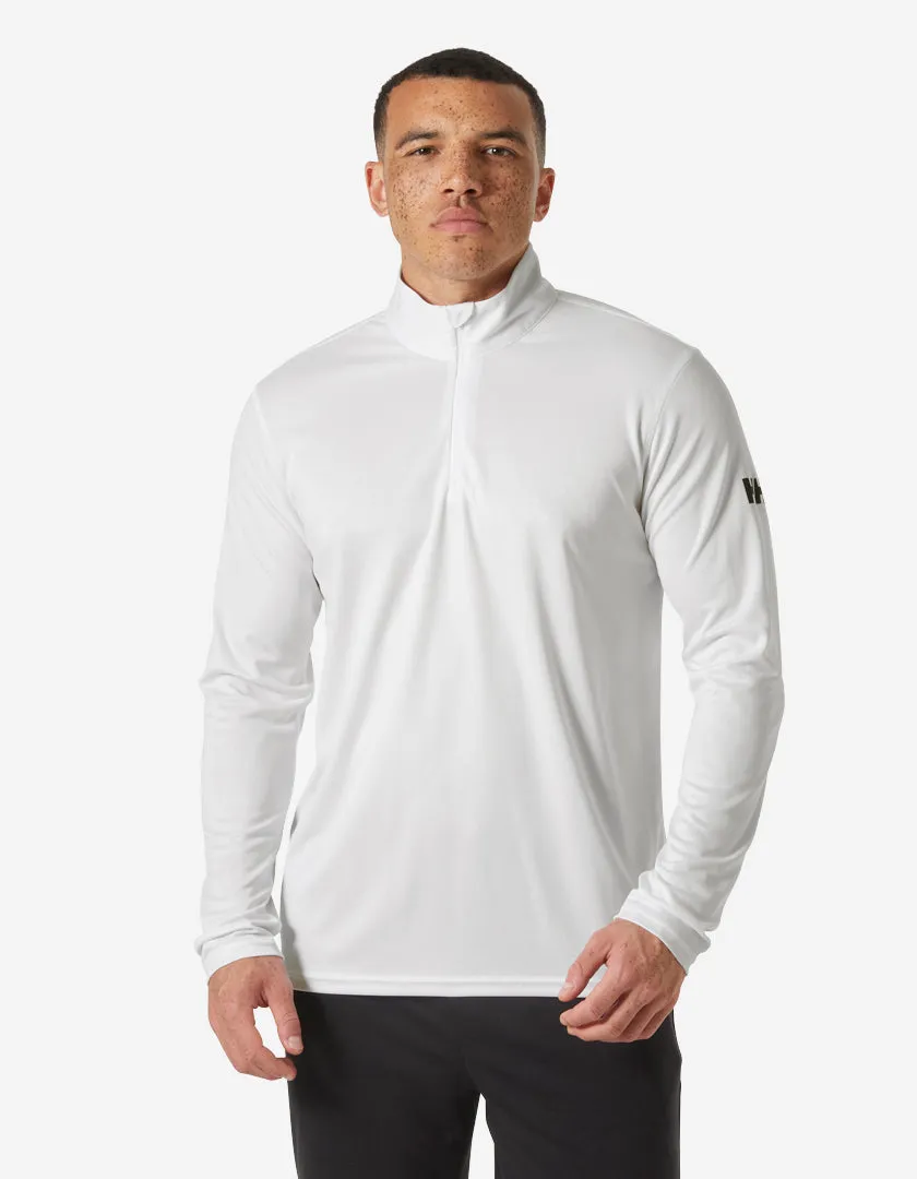 HH TECH 1/2 ZIP 2.0, White Microfiber Technology