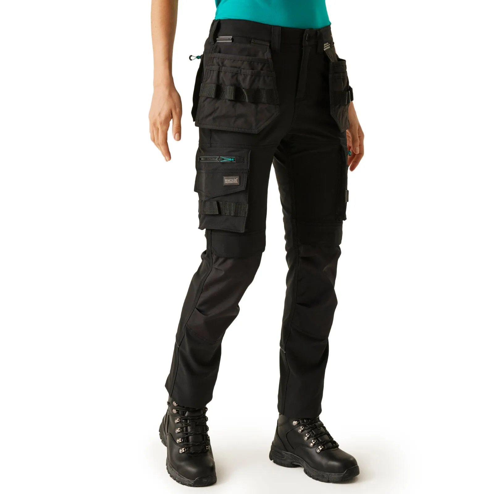Organic Cotton Blend Ready For Action Regatta Professional Womens ADA Cotton Stretch Work Trousers