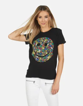 Edda Lucky Happy Face Summer Casual Comfy Comfort