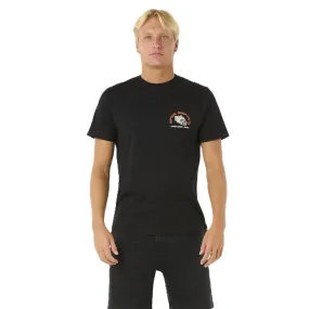 Distressed Texture Rip Curl Mens Desti Animals Short Sleeve T-Shirt