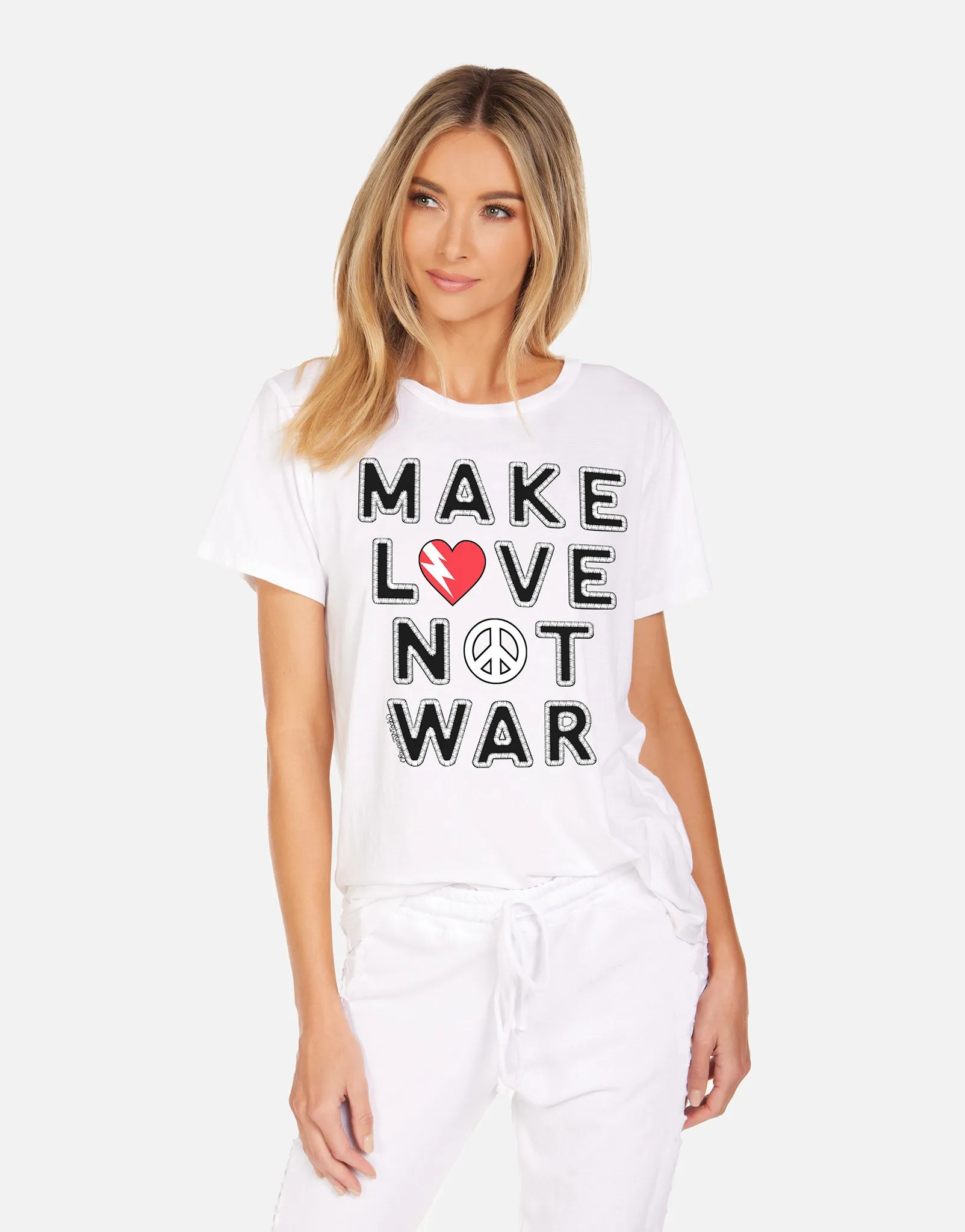 Wolf X Make Love Not War soft fit Linen blend