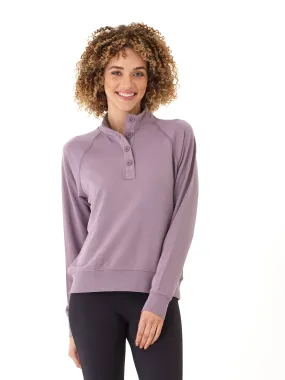 Candace Modal Terry Raglan Pullover Mild Day Outfit