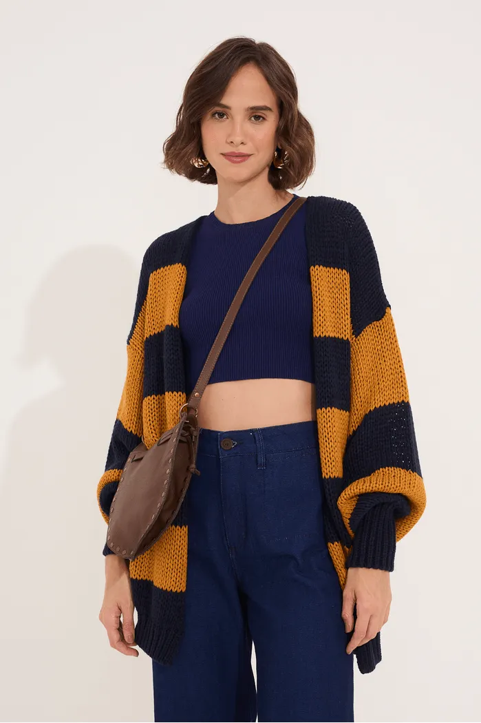 MARIA STRIPE KNIT Heat Retention Lining