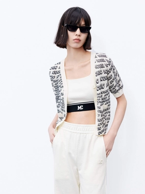 Contrast Trim Button Cardigan Essential Outfit