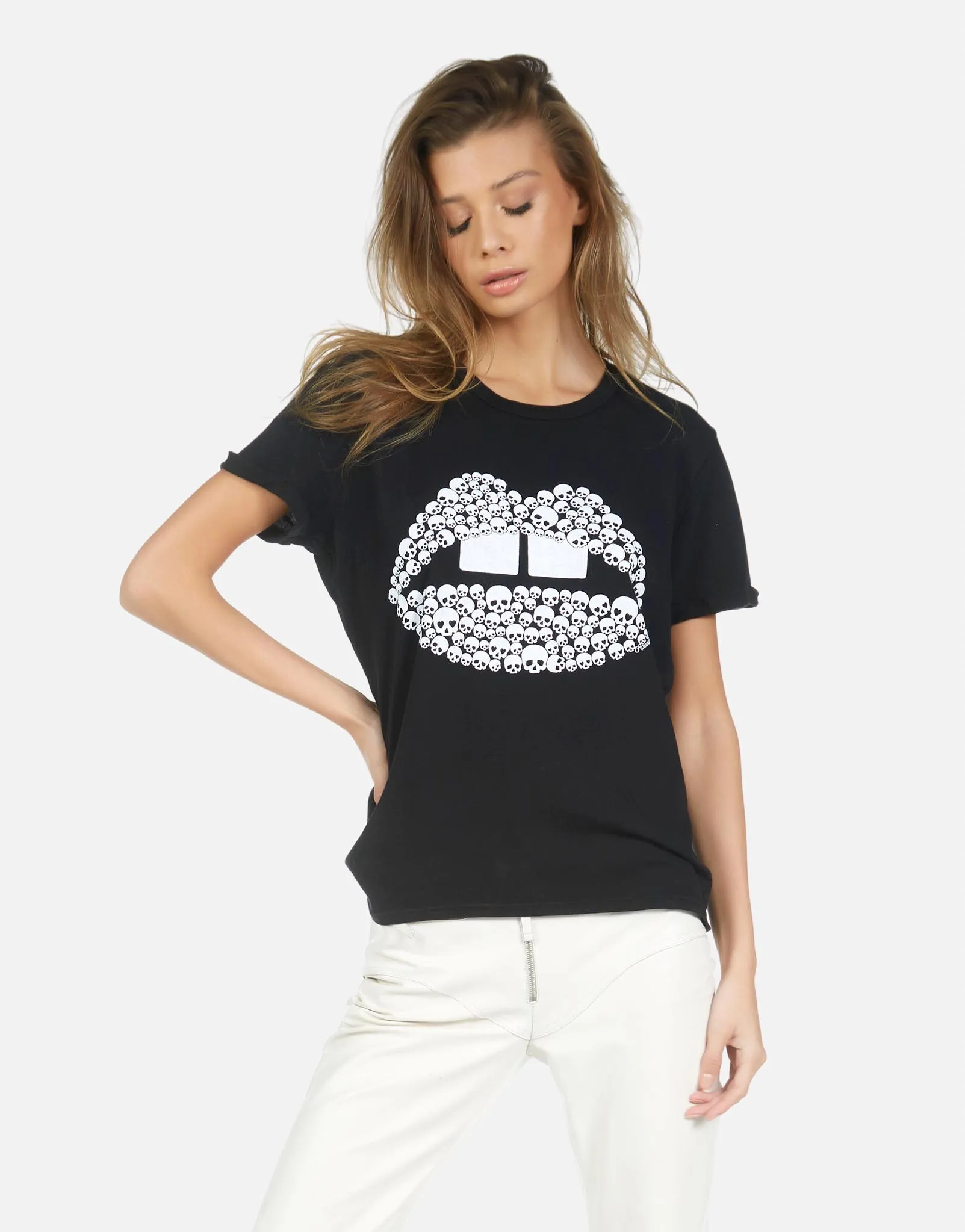Edda Skull Lip Floral freshness