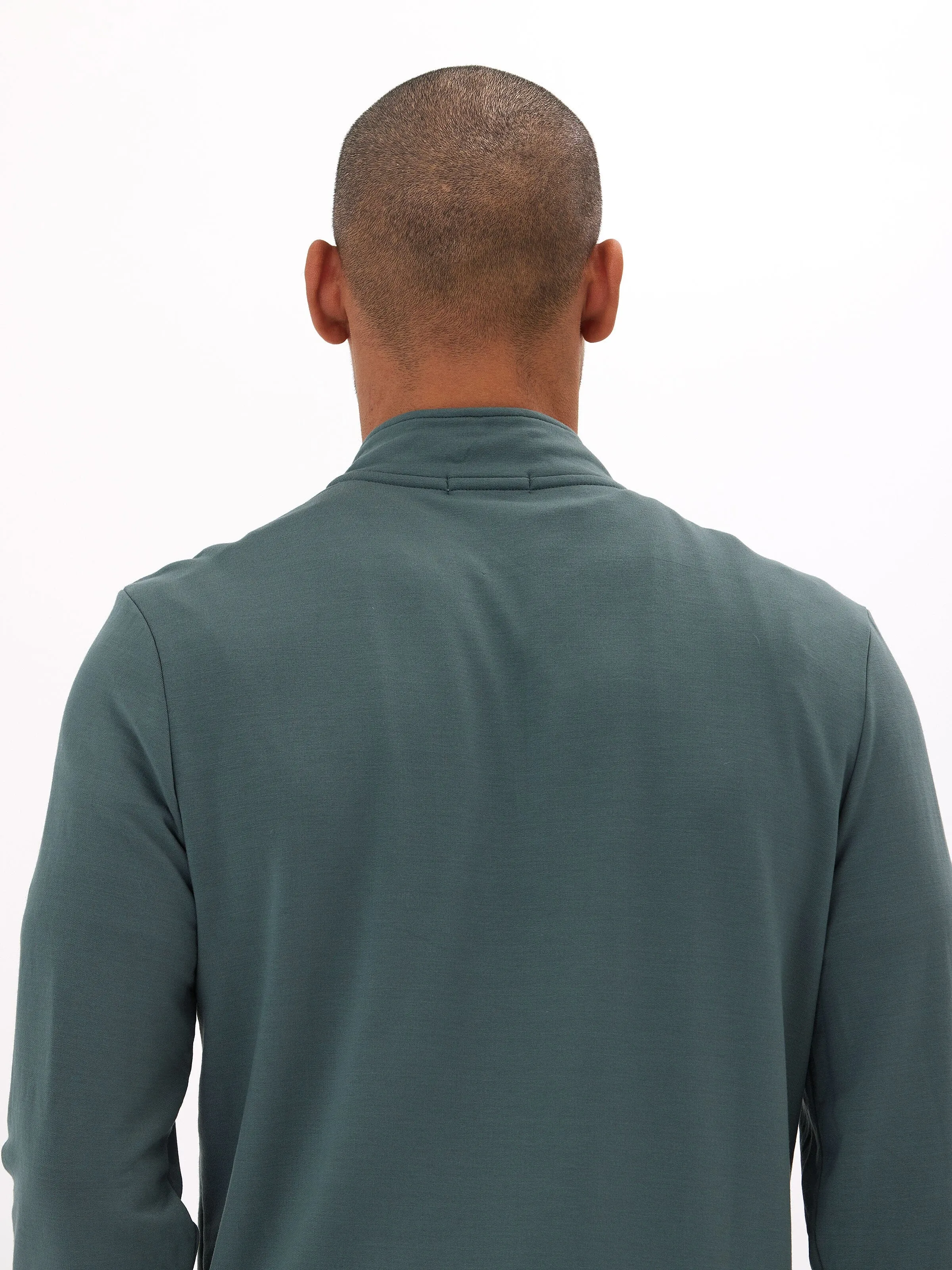 Kace Feather Fleece Quarter Zip Secure Chest Pocket