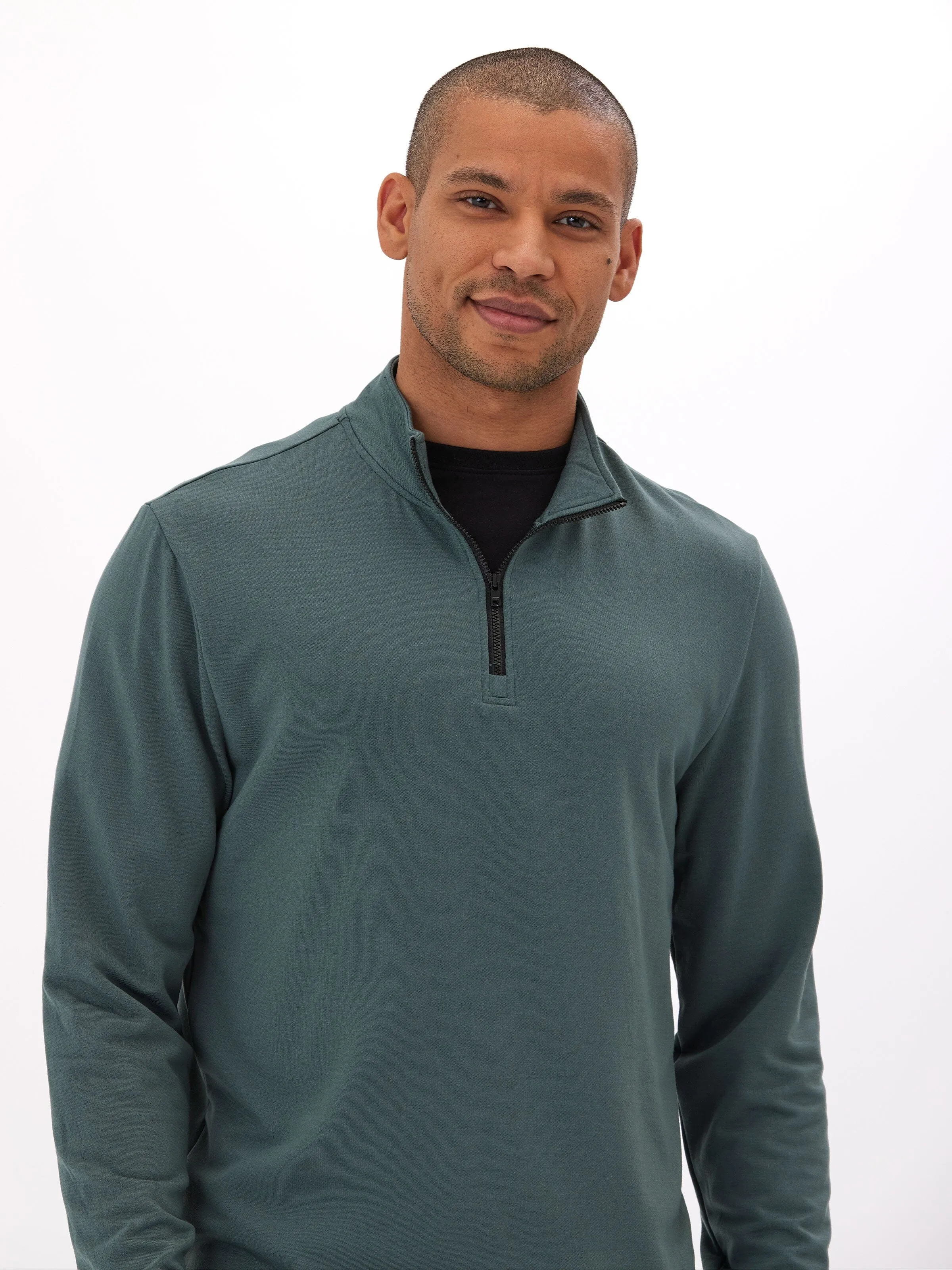 Auxiliary Attachment Points Kace Feather Fleece Quarter Zip