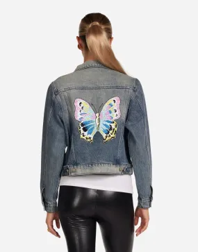 Elena Butterfly Love Embroidery High End Product Full Cut Armhole Design